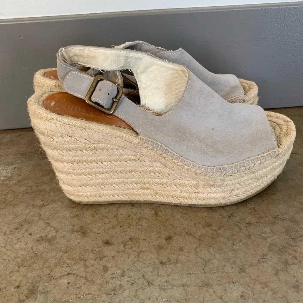 Soludos gray leather